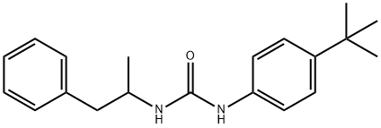 1-(4-tert-butylphenyl)-3-(1-phenylpropan-2-yl)urea Struktur