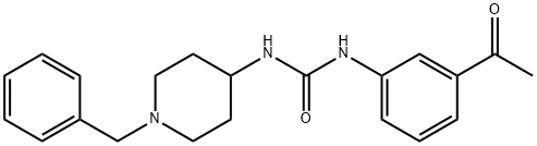 1-(3-acetylphenyl)-3-(1-benzylpiperidin-4-yl)urea Structure