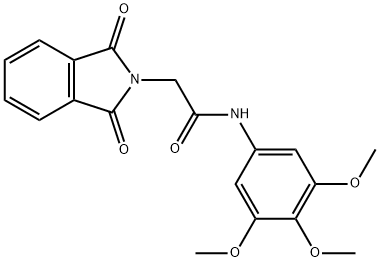 2-(1,3-dioxoisoindol-2-yl)-N-(3,4,5-trimethoxyphenyl)acetamide Structure