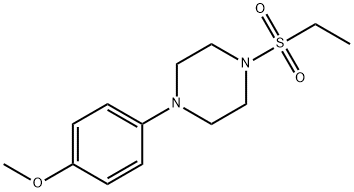 1-ethylsulfonyl-4-(4-methoxyphenyl)piperazine Structure