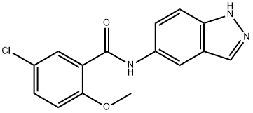 5-chloro-N-(1H-indazol-5-yl)-2-methoxybenzamide Structure