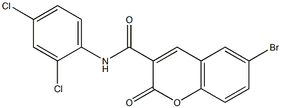 6-bromo-N-(2,4-dichlorophenyl)-2-oxochromene-3-carboxamide|