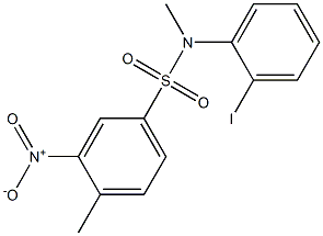N-(2-iodophenyl)-N,4-dimethyl-3-nitrobenzenesulfonamide|