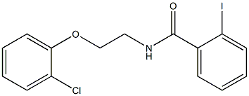 N-[2-(2-chlorophenoxy)ethyl]-2-iodobenzamide