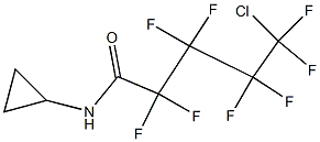 5-chloro-N-cyclopropyl-2,2,3,3,4,4,5,5-octafluoropentanamide Structure