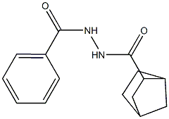 N'-benzoylbicyclo[2.2.1]heptane-3-carbohydrazide,,结构式