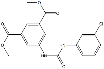 dimethyl 5-[(3-chlorophenyl)carbamoylamino]benzene-1,3-dicarboxylate|