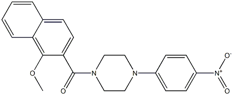  (1-methoxynaphthalen-2-yl)-[4-(4-nitrophenyl)piperazin-1-yl]methanone