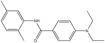 4-(diethylamino)-N-(2,5-dimethylphenyl)benzamide Structure