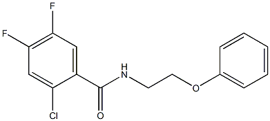 2-chloro-4,5-difluoro-N-(2-phenoxyethyl)benzamide