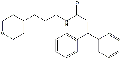N-(3-morpholin-4-ylpropyl)-3,3-diphenylpropanamide
