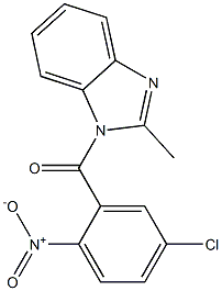 (5-chloro-2-nitrophenyl)-(2-methylbenzimidazol-1-yl)methanone