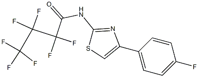 2,2,3,3,4,4,4-heptafluoro-N-[4-(4-fluorophenyl)-1,3-thiazol-2-yl]butanamide