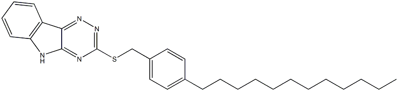 3-[(4-dodecylphenyl)methylsulfanyl]-5H-[1,2,4]triazino[5,6-b]indole
