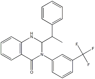 2-(1-phenylethyl)-3-[3-(trifluoromethyl)phenyl]-1,2-dihydroquinazolin-4-one