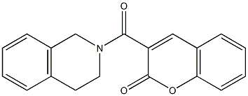 3-(3,4-dihydro-1H-isoquinoline-2-carbonyl)chromen-2-one