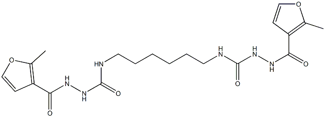 1-[(2-methylfuran-3-carbonyl)amino]-3-[6-[[(2-methylfuran-3-carbonyl)amino]carbamoylamino]hexyl]urea