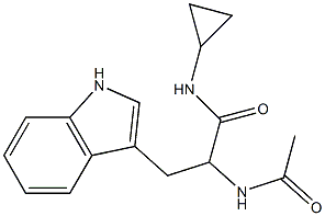 2-acetamido-N-cyclopropyl-3-(1H-indol-3-yl)propanamide