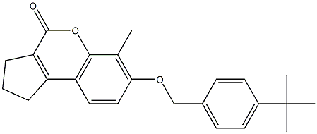 7-[(4-tert-butylphenyl)methoxy]-6-methyl-2,3-dihydro-1H-cyclopenta[c]chromen-4-one