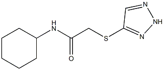 N-cyclohexyl-2-(2H-triazol-4-ylsulfanyl)acetamide