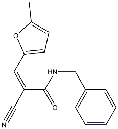 (Z)-N-benzyl-2-cyano-3-(5-methylfuran-2-yl)prop-2-enamide