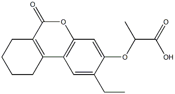  2-[(2-ethyl-6-oxo-7,8,9,10-tetrahydrobenzo[c]chromen-3-yl)oxy]propanoic acid