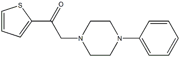 1-(4-phenylpiperazin-1-yl)-2-thiophen-2-ylethanone