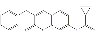  (3-benzyl-4-methyl-2-oxochromen-7-yl) cyclopropanecarboxylate