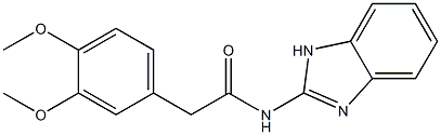 N-(1H-benzimidazol-2-yl)-2-(3,4-dimethoxyphenyl)acetamide