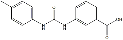  3-[(4-methylphenyl)carbamoylamino]benzoic acid