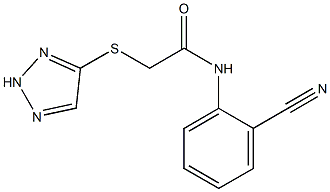 N-(2-cyanophenyl)-2-(2H-triazol-4-ylsulfanyl)acetamide