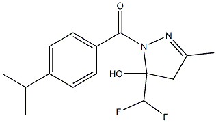 [5-(difluoromethyl)-5-hydroxy-3-methyl-4H-pyrazol-1-yl]-(4-propan-2-ylphenyl)methanone
