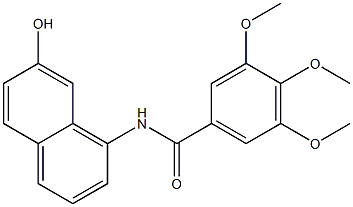 N-(7-hydroxynaphthalen-1-yl)-3,4,5-trimethoxybenzamide Structure