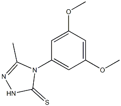 4-(3,5-dimethoxyphenyl)-3-methyl-1H-1,2,4-triazole-5-thione