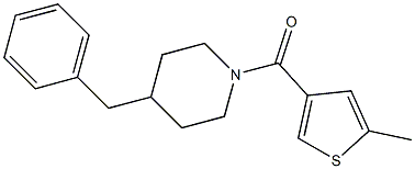 (4-benzylpiperidin-1-yl)-(5-methylthiophen-3-yl)methanone