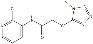 N-(2-chloropyridin-3-yl)-2-(1-methyltetrazol-5-yl)sulfanylacetamide