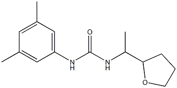 1-(3,5-dimethylphenyl)-3-[1-(oxolan-2-yl)ethyl]urea Structure