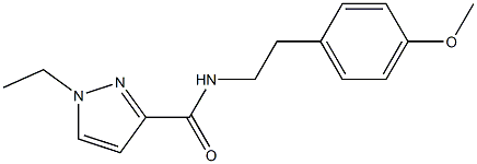 1-ethyl-N-[2-(4-methoxyphenyl)ethyl]pyrazole-3-carboxamide