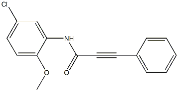 N-(5-chloro-2-methoxyphenyl)-3-phenylprop-2-ynamide Structure