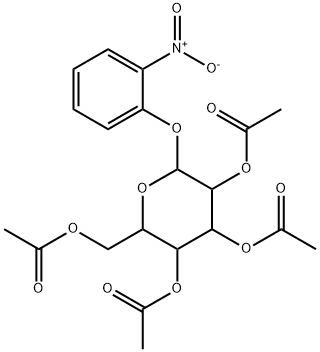 [3,4,5-triacetyloxy-6-(2-nitrophenoxy)oxan-2-yl]methyl acetate Structure