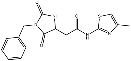 2058817-71-1 2-(1-benzyl-2,5-dioxoimidazolidin-4-yl)-N-(4-methyl-1,3-thiazol-2-yl)acetamide