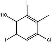 4-Chloro-2,6-diiodo-3-methyl-phenol Structure