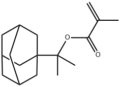 甲基丙烯酸-1-(1-金刚烷)-1-甲基乙酯, 279218-76-7, 结构式