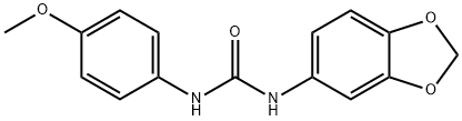 1-(1,3-benzodioxol-5-yl)-3-(4-methoxyphenyl)urea Structure