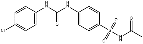 N-[4-[(4-chlorophenyl)carbamoylamino]phenyl]sulfonylacetamide Structure