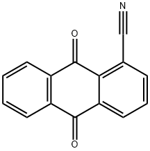 9,10-二氧代-9,10-二氢蒽-1-甲腈, 38366-32-4, 结构式