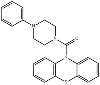 10-(4-苯基哌嗪-1-羰基)-10H-吩噻嗪, 432525-24-1, 结构式