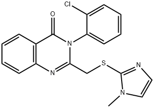 442869-71-8 3-(2-chlorophenyl)-2-[(1-methylimidazol-2-yl)sulfanylmethyl]quinazolin-4-one