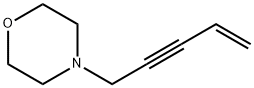 4-pent-4-en-2-ynylmorpholine Structure