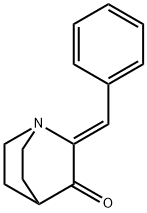 (2Z)-2-benzylidene-1-azabicyclo[2.2.2]octan-3-one Structure